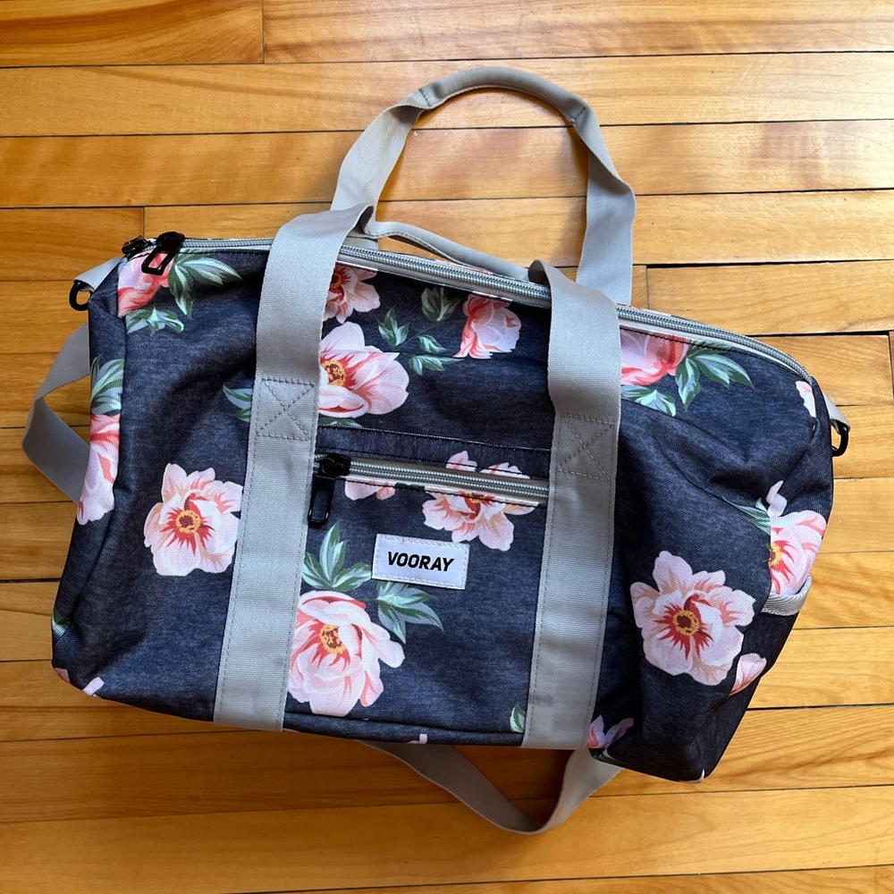 Floral Duffel Bag